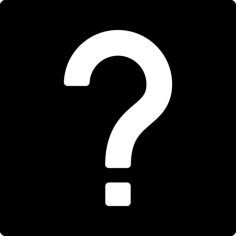 Question Square Button Contour Svg Vector, Free Vectors File